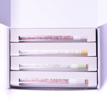 Natural Bath Salts Gift set in 8 Glass Tubes, Luxurious Bath Experience- on Lucasgift