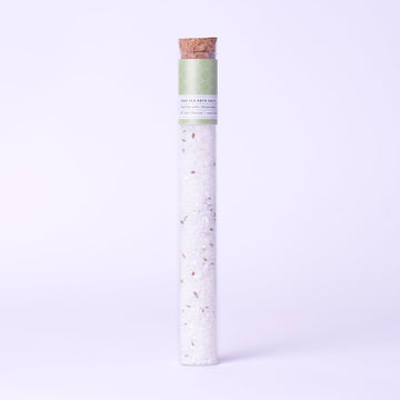 Natural Bath Salts Gift set in 8 Glass Tubes, Luxurious Bath Experience- on Lucasgift