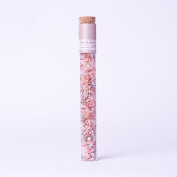 Natural Bath Salts Gift set in 8 Glass Tubes, Luxurious Bath Experience- on Lucasgift