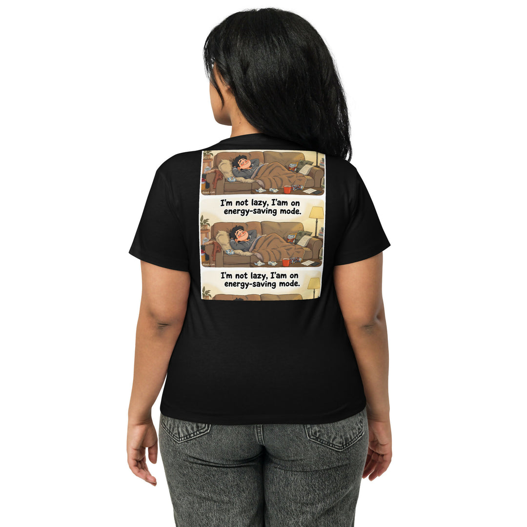 Energy-Saving Mode High-Waisted Tee- on Lucasgift