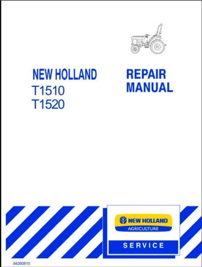 New Holland LS180, LS190 Skid Steer Loader Service Manual Repair Shop- on Lucasgift