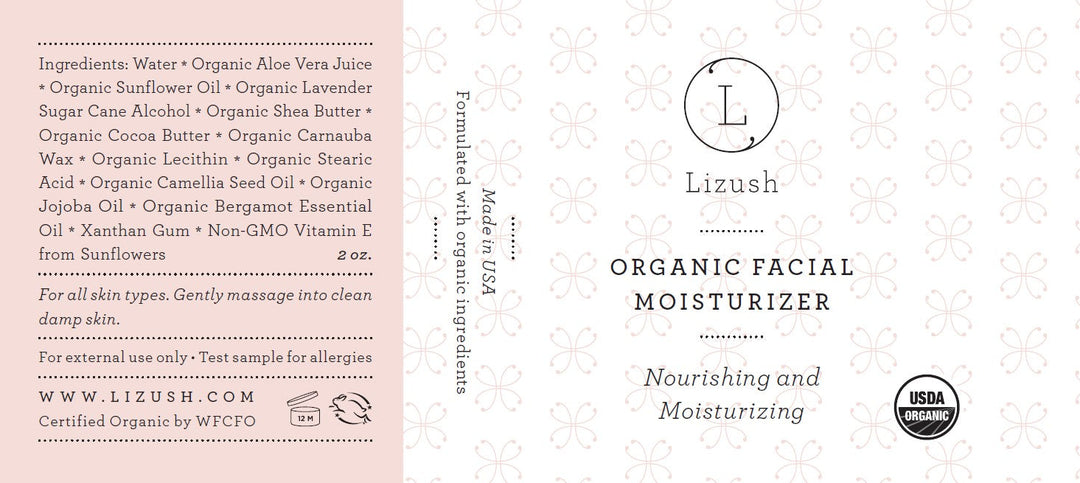 ORGANIC FACIAL MOISTURIZER Nourishing and Moisturizing- on Lucasgift