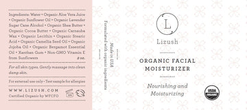 ORGANIC FACIAL MOISTURIZER Nourishing and Moisturizing- on Lucasgift