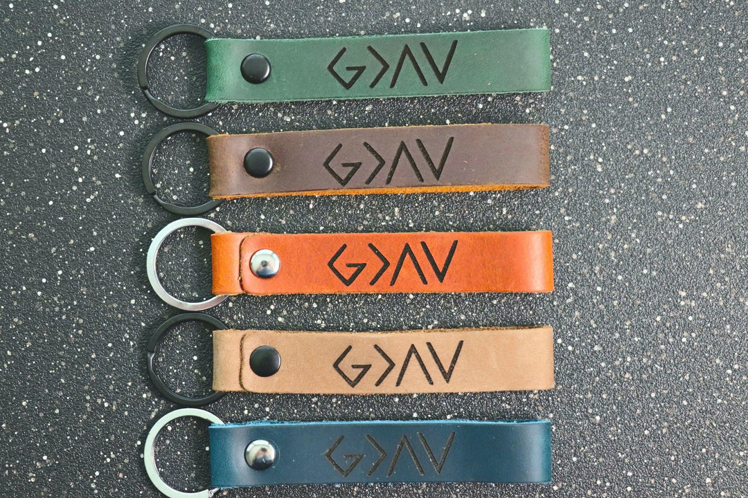 SLIM God is Greater Than The Highs and Lows Keychain- on Lucasgift