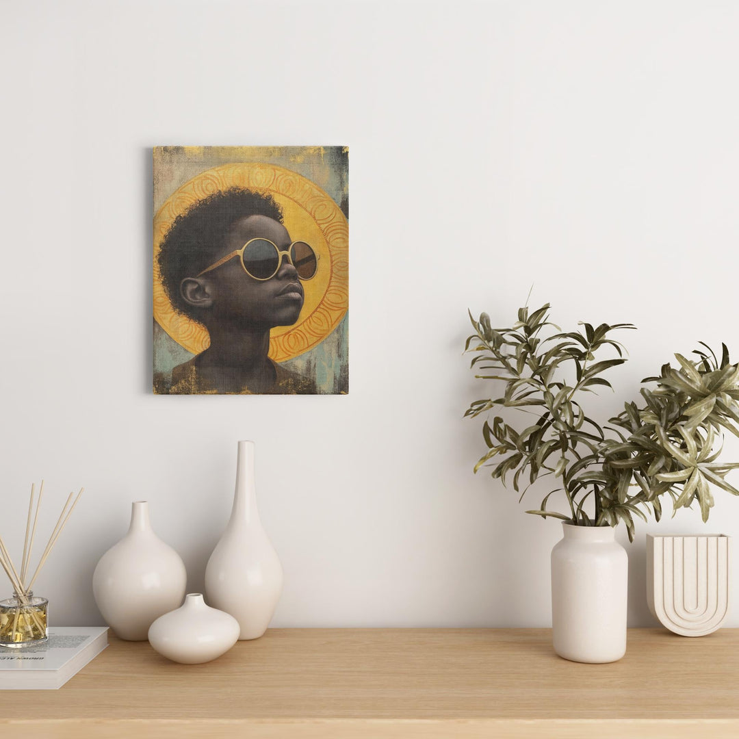 Sunglasses-White Wrap-11x14 inch on Lucasgift