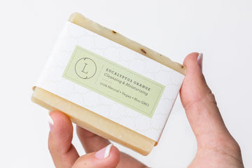 2x Eucalyptus Natural Handmade Soap Bar, Fresh Cold Process Soap- on Lucasgift
