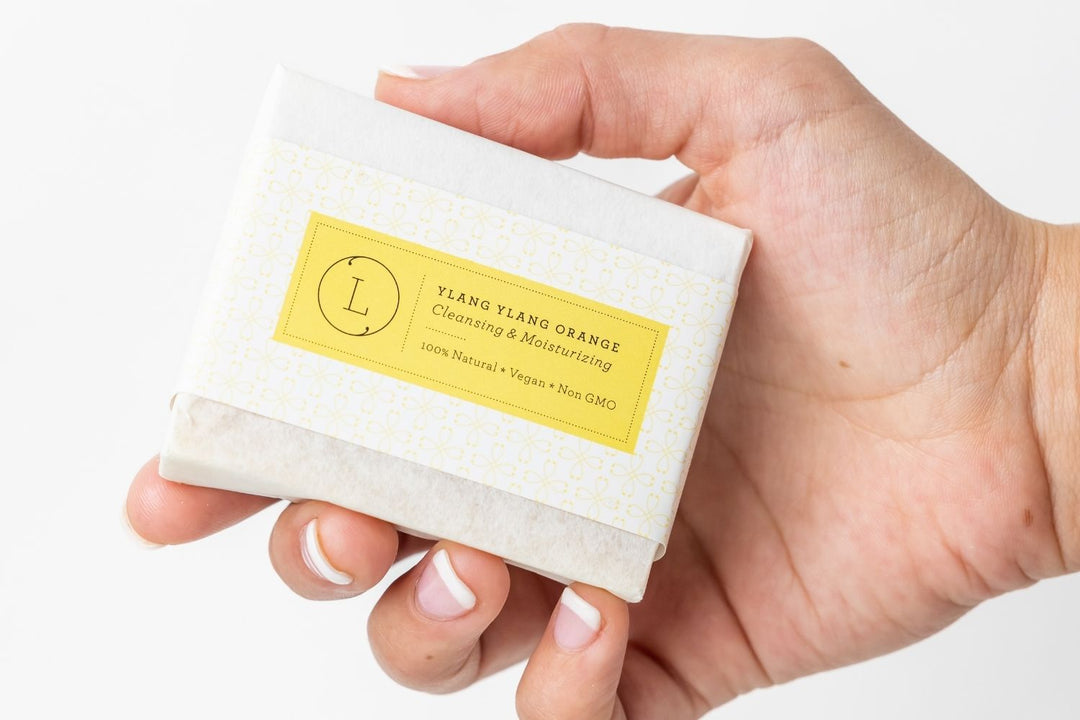 2x Natural Handmade Soap Bar, Orange Ylang Ylang Soap- on Lucasgift