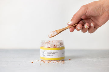 Grapefruit Natural Bath Salt Soak with Dead sea, Epsom and Himalayan salts- on Lucasgift