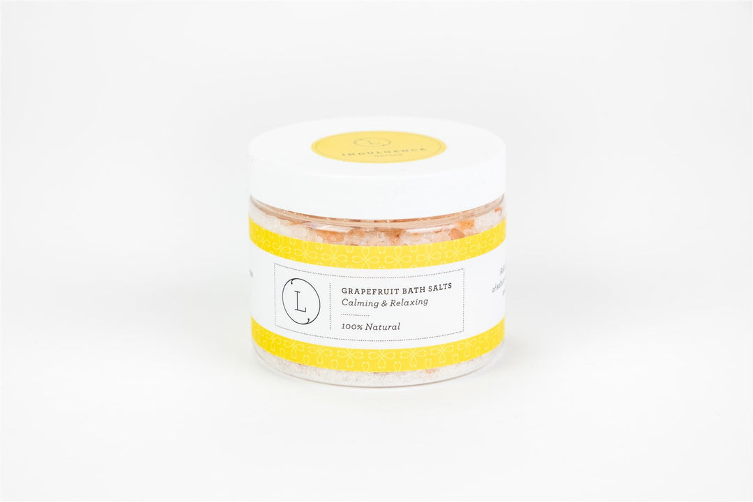 Grapefruit Natural Bath Salt Soak with Dead sea, Epsom and Himalayan salts- on Lucasgift