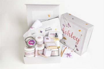 A Special Day Gift, Birthday Gift Basket, Lavender Natural Bath & Body- on Lucasgift