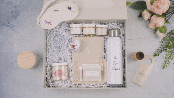 New Mom Gift, Pampering Natural Skincare gift for New Mom- on Lucasgift