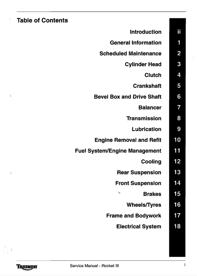 triumph rocket 3 service workshop manual 2004-2009- on Lucasgift
