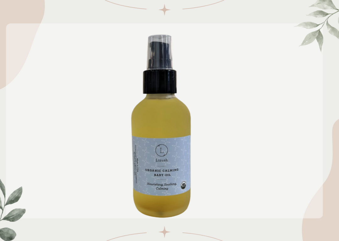 ORGANIC CALMING BABY OIL Nourishing, Soothing, Calming- on Lucasgift