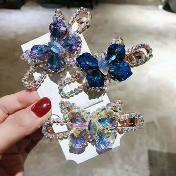 hairpin made of crystal stones that sparkles brilliantly, perfect for festivals, parties, and dates. Beautiful jewelry always lifts your mood.- on Lucasgift