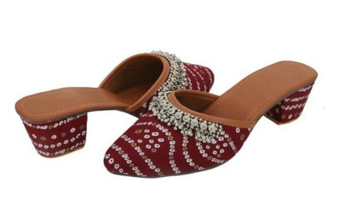 heel Jutti: Handmade Punjabi Khussa Shoes- on Lucasgift