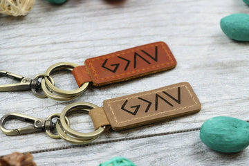 God is Greater Than The Highs and Lows Keychain- on Lucasgift