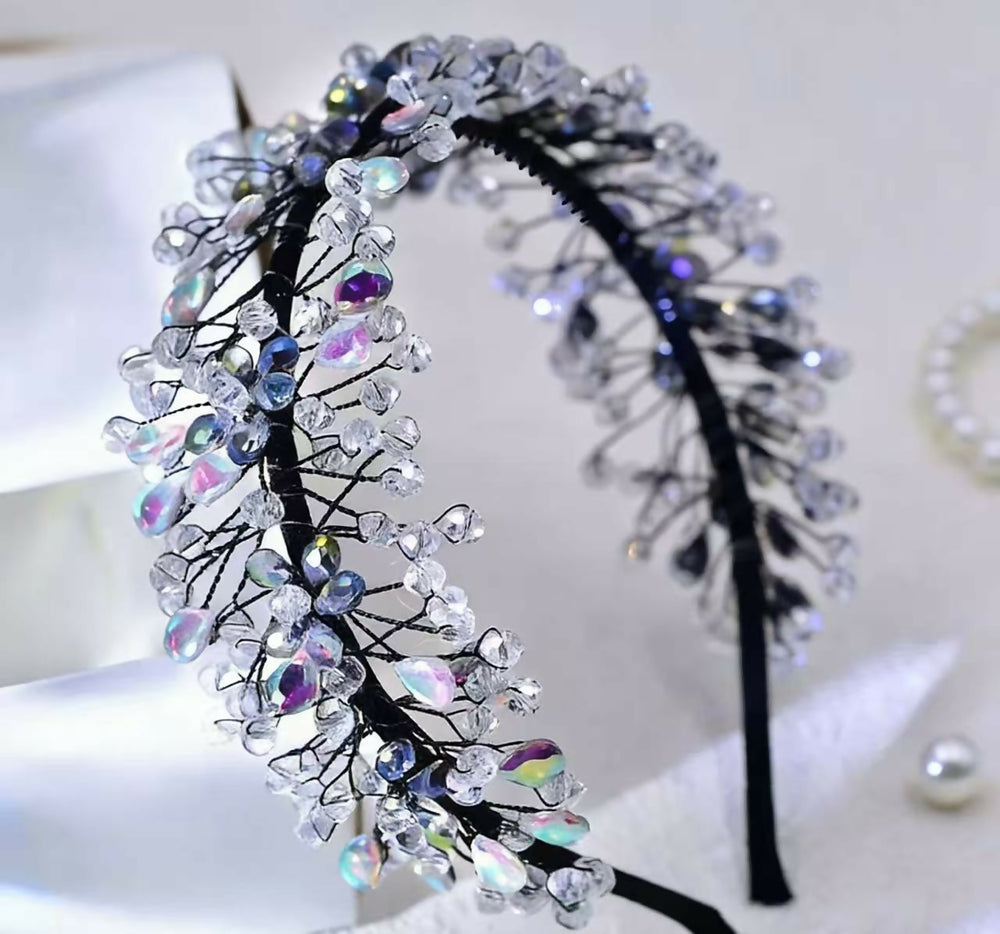 All-Crystal Sparkling Headband- on Lucasgift