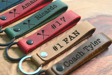 SLIM Lacrosse Keychain, Lacrosse Team Gifts, Lacrosse Senior Night Gifts, Personalized Lacrosse Gifts, End of Season, Lacrosse Banquet- on Lucasgift