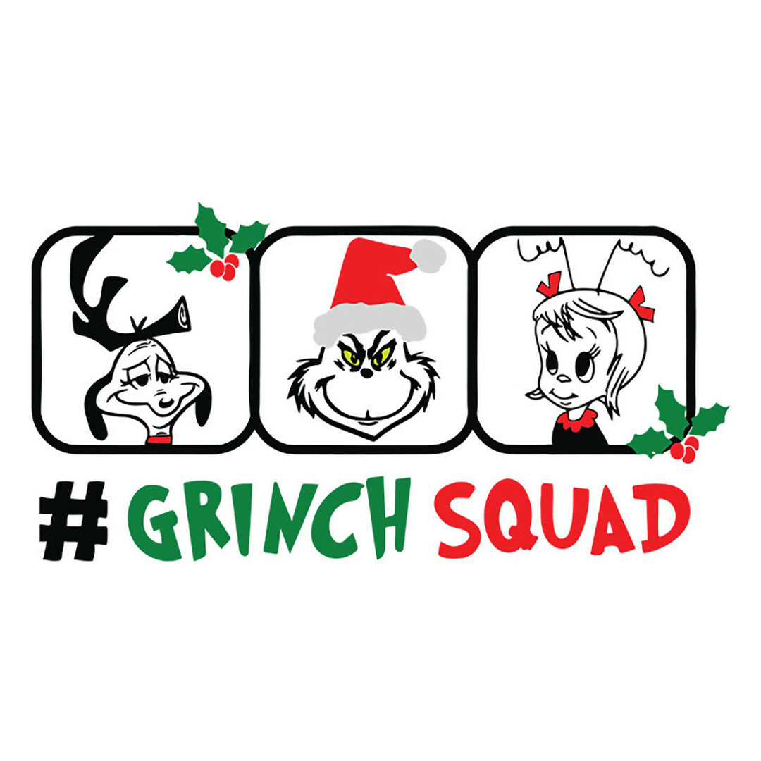 Grinch Squad Svg, The Grinch Svg, Grinch Christmas Svg, Grinch Face Svg- on Lucasgift