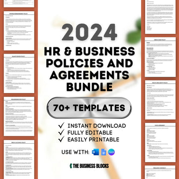 Human Resources Policies and Agreements Templates HR Policy Templates Employment Policy Templates Workplace Agreements Employment Contracts- on Lucasgift