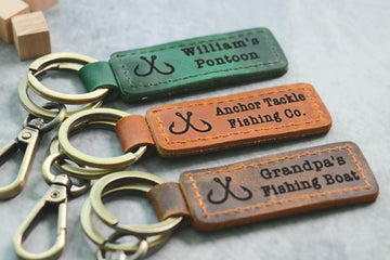 Boat Owner Keychain, Personalized Fishing Keychain, Boat Owner Gift, Fishing Christmas Gift- on Lucasgift