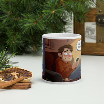 Doomscroll Delight – Relatable 11oz Ceramic Mug- on Lucasgift