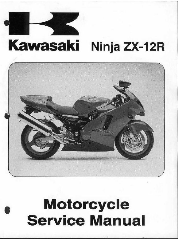 Kawasaki ZX-12R 2000-2005 Workshop Repair Service Manual- on Lucasgift