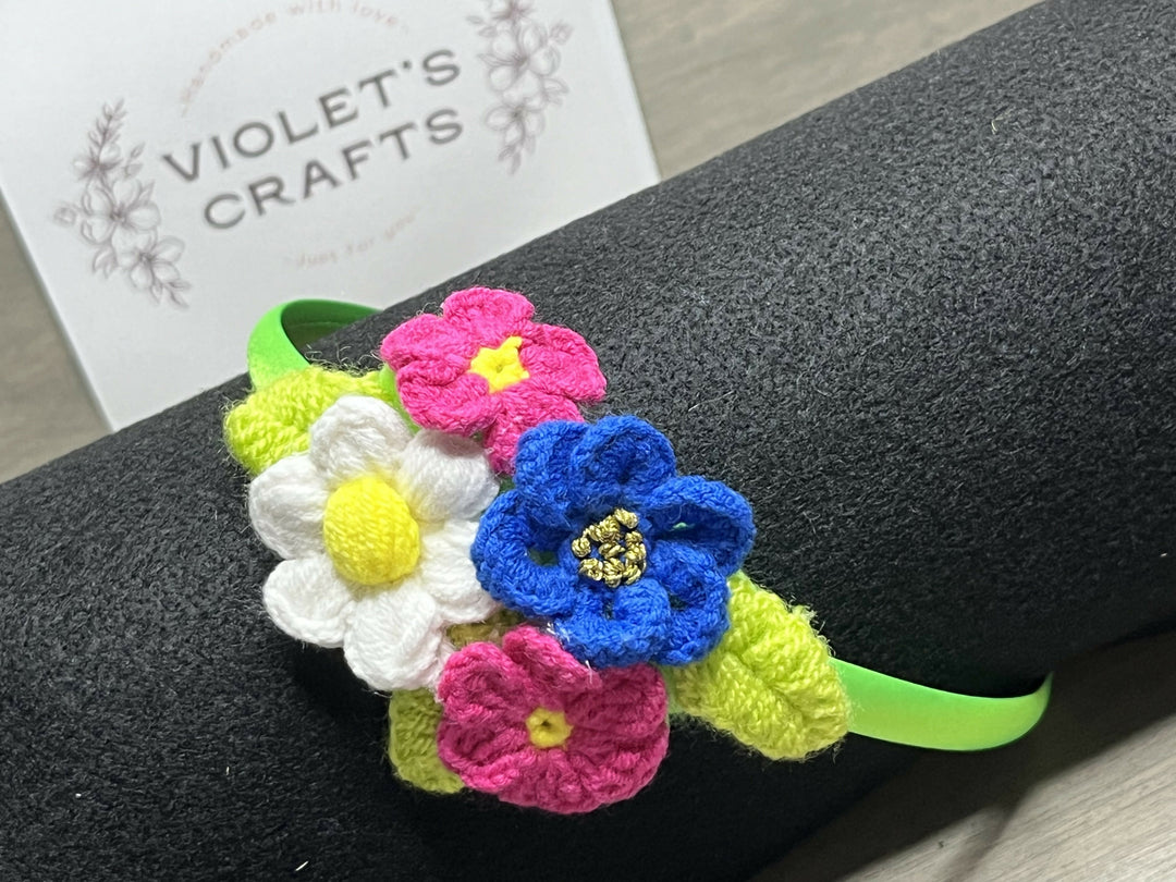 Hand Crocheted Headband- on Lucasgift