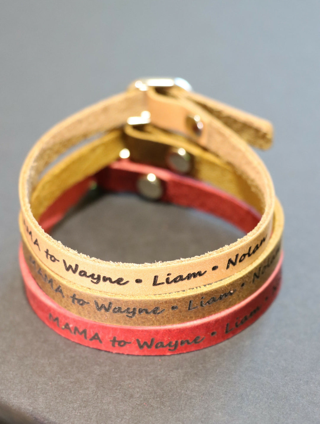 Mama Bracelet, Mom Bracelet, gift for mom, Custom Bracelet, Mother’s Day gift, custom gifts for mom, Leather Bracelet- on Lucasgift