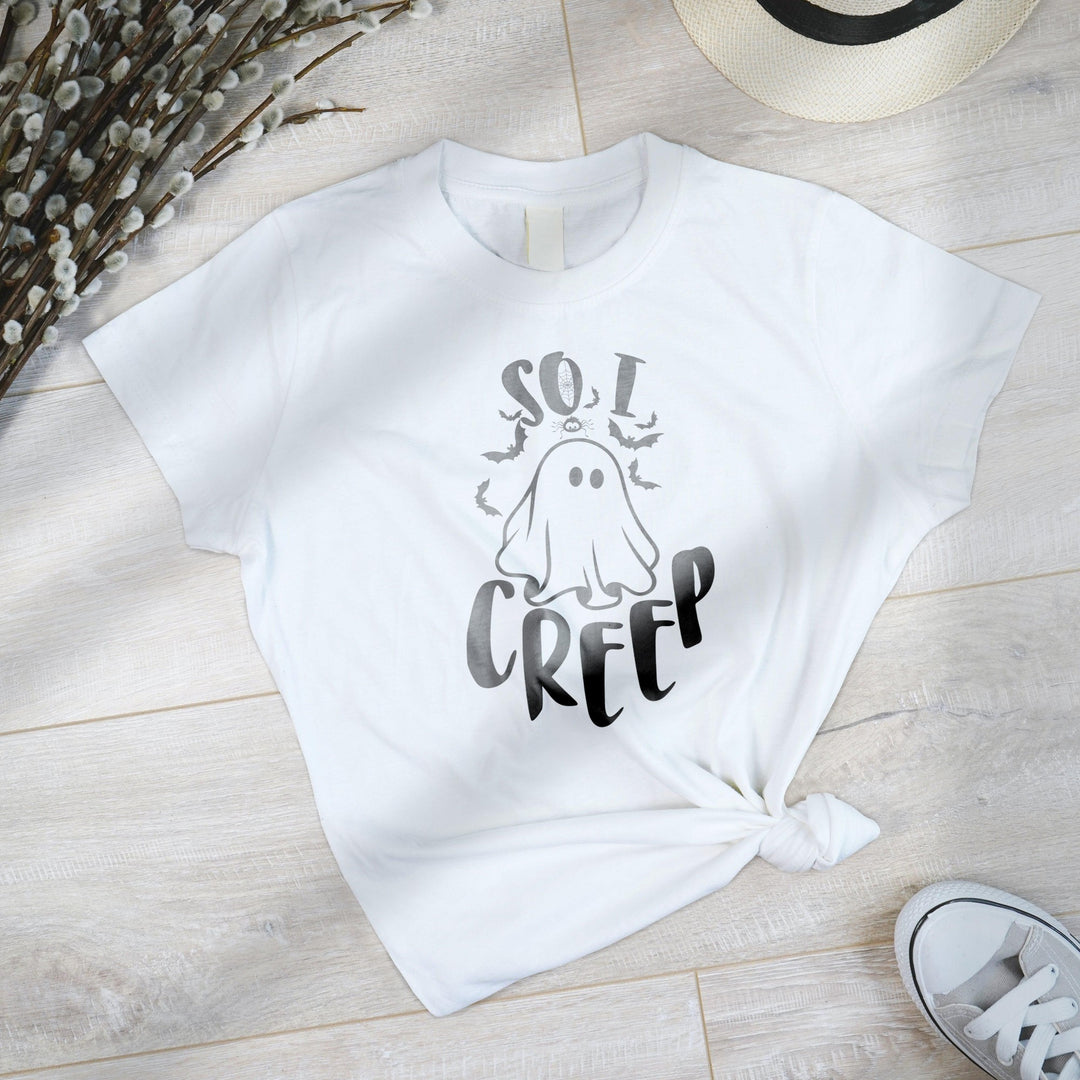 So I Creep Halloween Sweatshirt, Halloween Hoodie, Halloween sweat Gift, Funny Halloween Sweatshirt, Fall Sweatshirt- on Lucasgift