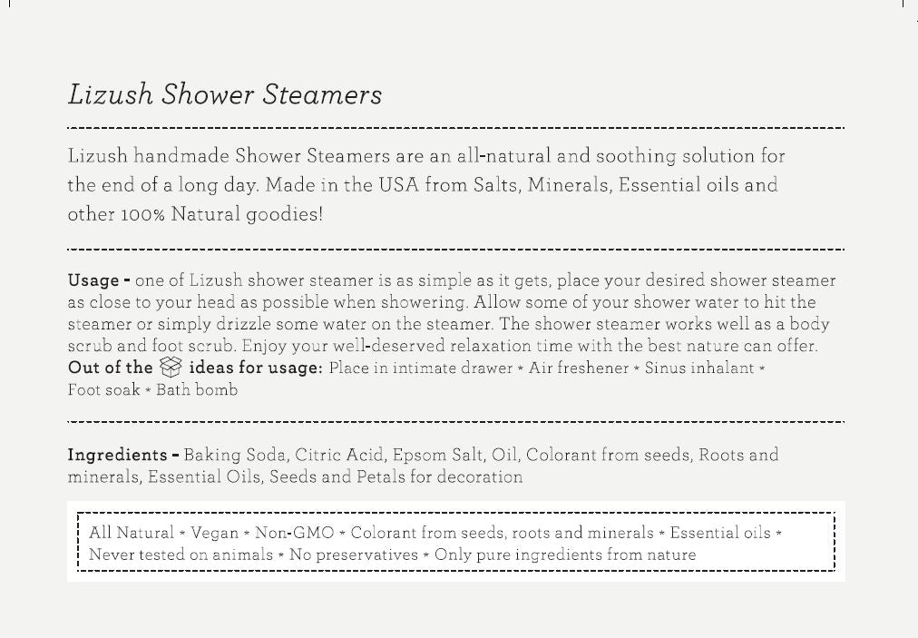 Cheer up Gift Set of Shower Steamers - Set of 12 big fizzies- on Lucasgift