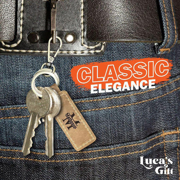 MONOGRAMMED Leather KEYCHAIN, Coordinates Key Chain, Best Gift , Real Leather. Free Shipping US- on Lucasgift