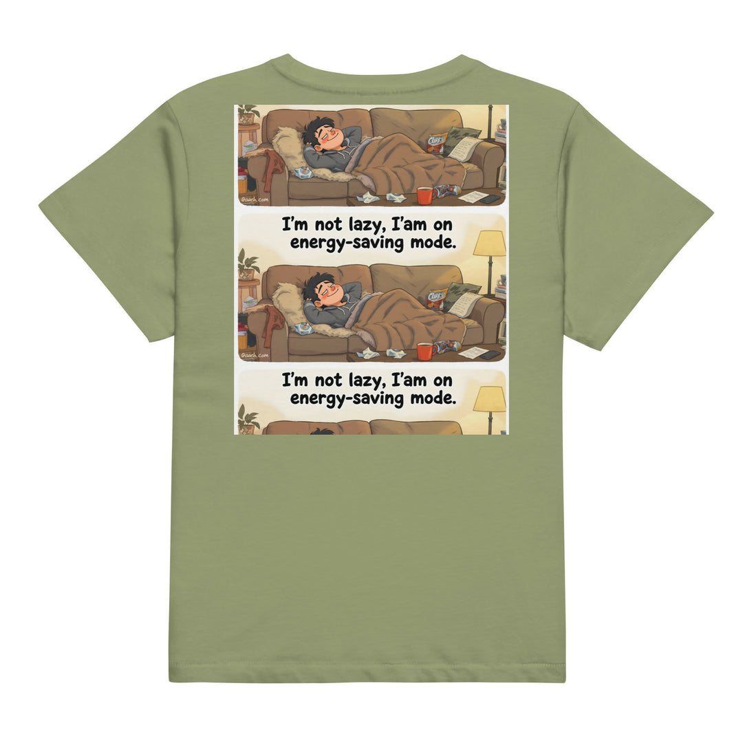 Energy-Saving Mode High-Waisted Tee- on Lucasgift