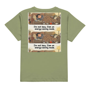 Energy-Saving Mode High-Waisted Tee- on Lucasgift