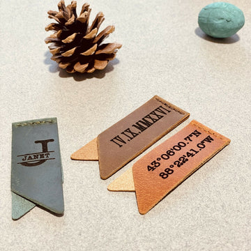 PERSONALIZED LEATHER BOOKMARK, Custom Engraved Bookmarks, Customized Book mark, Personalized Gifts for Women