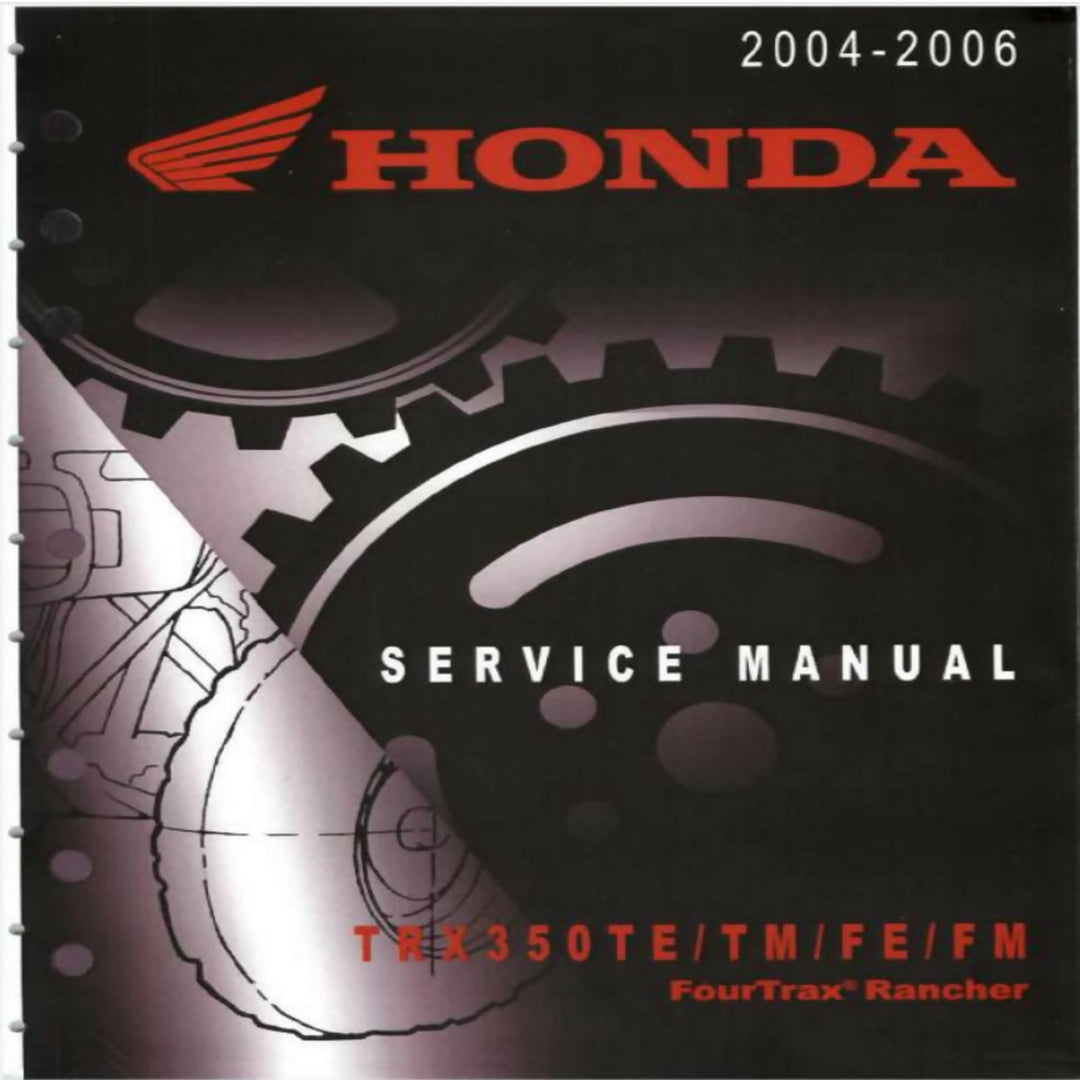 Honda Fourtrax Rancher TRX350 Repair Shop Service Manual 2004-2006- on Lucasgift