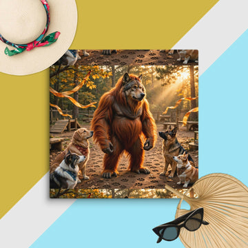 The Gentle Woodland Guardian Canvas