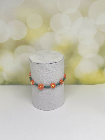 Daisy beaded bracelet- on Lucasgift