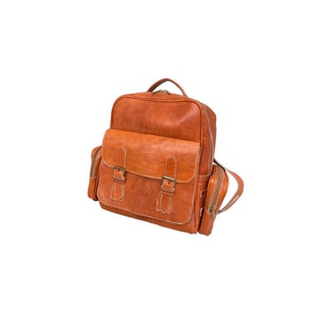 Moroccan Handcrafted Leather Backpack - Ready for All Your Adventures- on Lucasgift