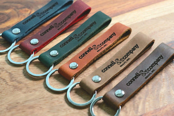 Corporate Gifts for Employees, Personalized Keychain, Leather Keychain, Keychain Teacher, Keychain for Keys, Party Favors for Adults Bulk- on Lucasgift