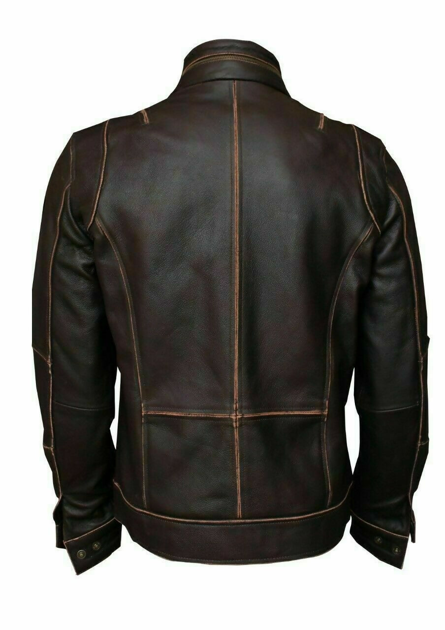 Men's Handmade Leather Jacket – Premium Genuine Leather Motorcycle Jacket