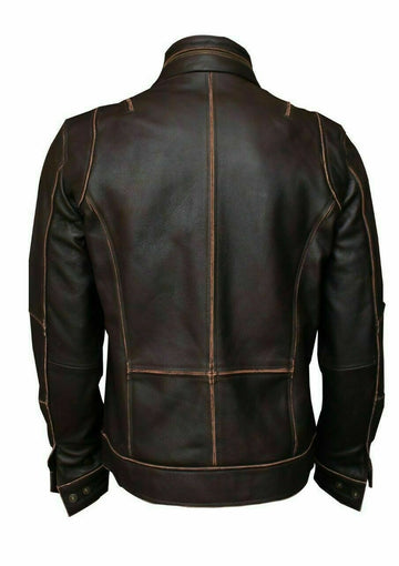 Men's Handmade Leather Jacket – Premium Genuine Leather Motorcycle Jacket
