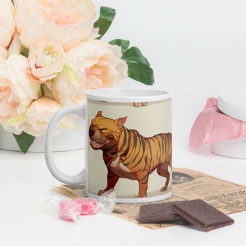 The Striped Guardian – A Mug of Strength, Loyalty, and Heart