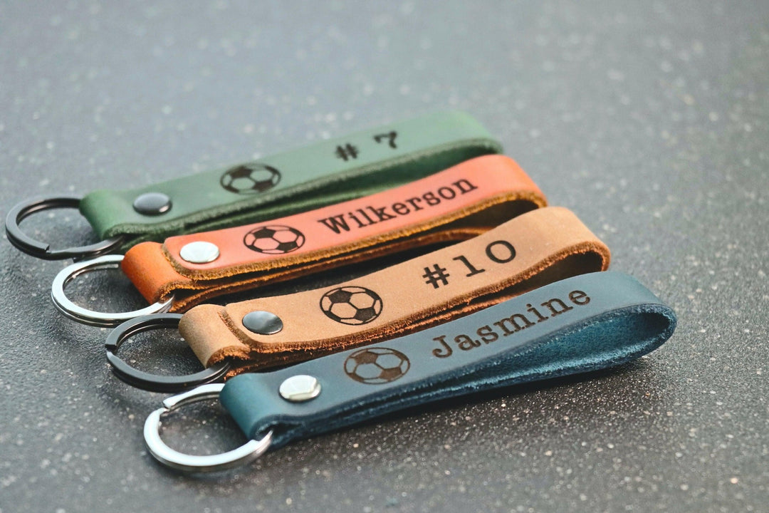 SLIM Soccer Keychain, Soccer Team Gifts, Soccer Senior Night Gifts, Personalized Soccer Gifts, End of Season, Soccer Banquet- on Lucasgift