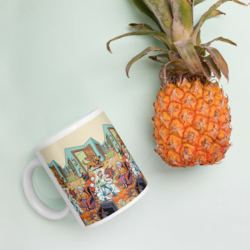 Grandma’s Calm in the Chaos – A Mug Full of Family Laughter
