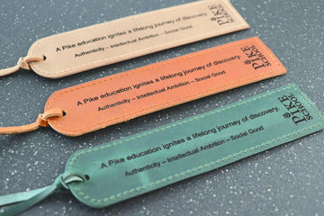 LEATHER BOOKMARK Free Personalization, Bookmark for Women, Bookmark Men, 3rd Anniversary Gift, Bookmark with Tassel, Leather Accessory- on Lucasgift