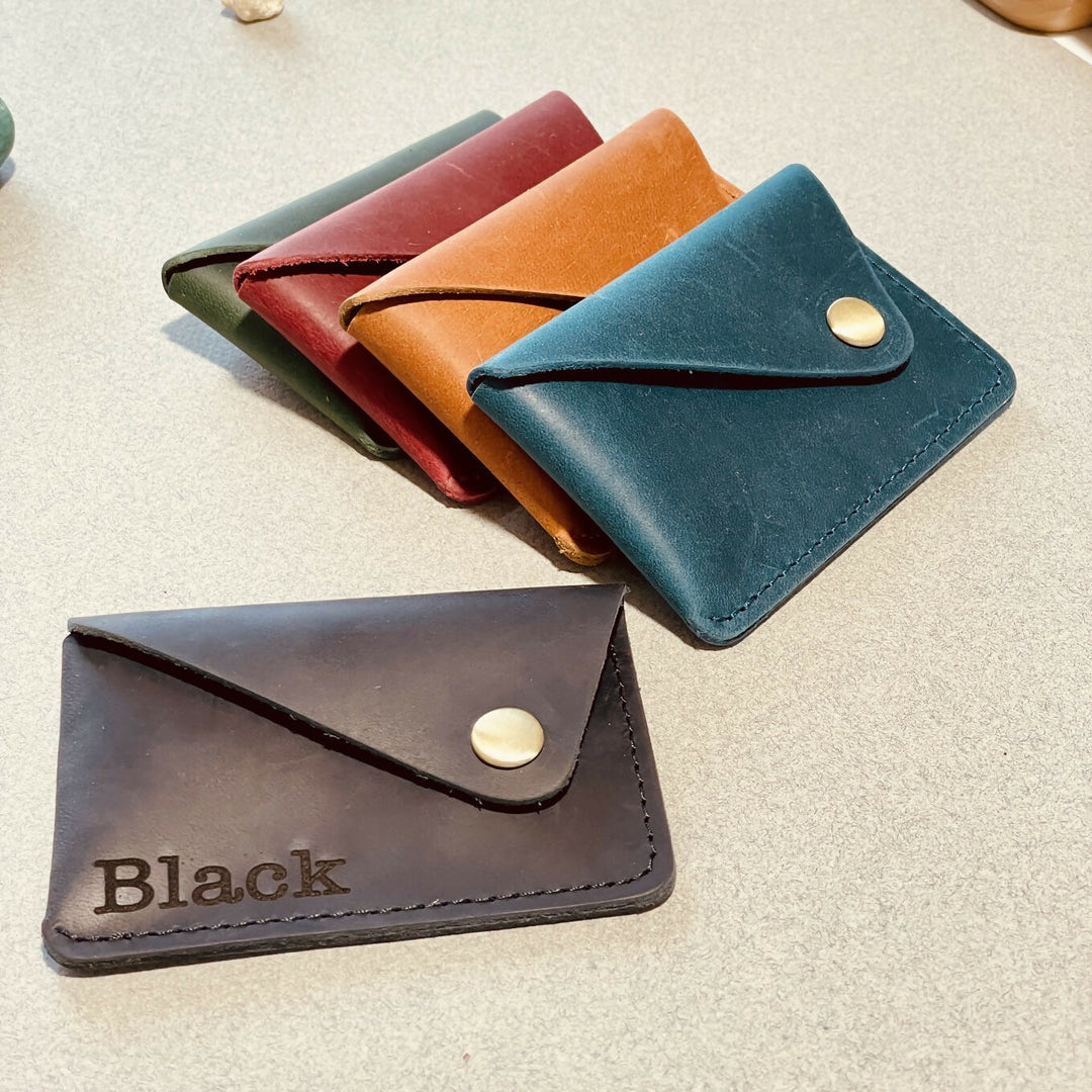 Pack of 100 BULK WALLETS, Personalized LEATHER Wallet