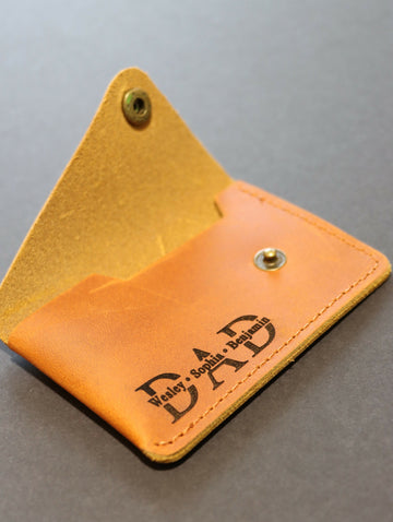 BULK 100 pcs FATHER'S DAY Event GIFTS, Leather Wallet- on Lucasgift