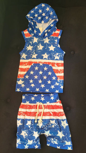 Boutique July 4th Boy Outfit Set- on Lucasgift