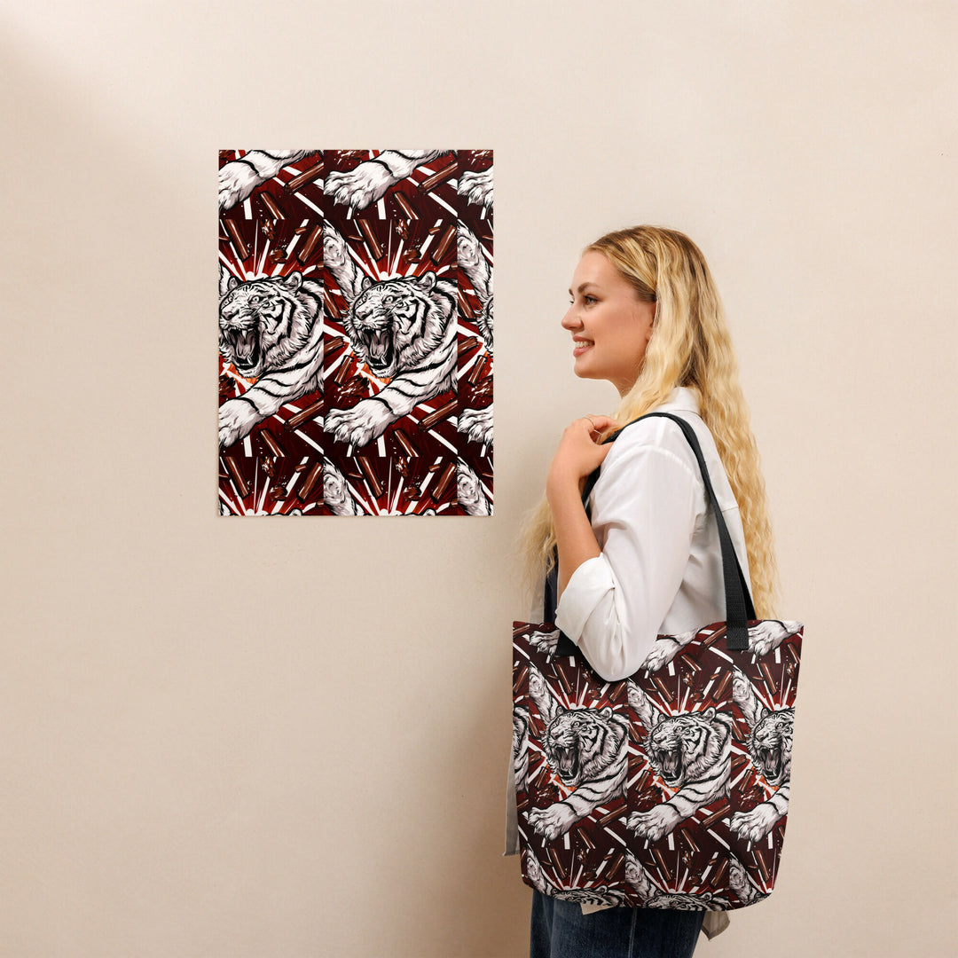 Carry The Courage Tiger Tote- on Lucasgift